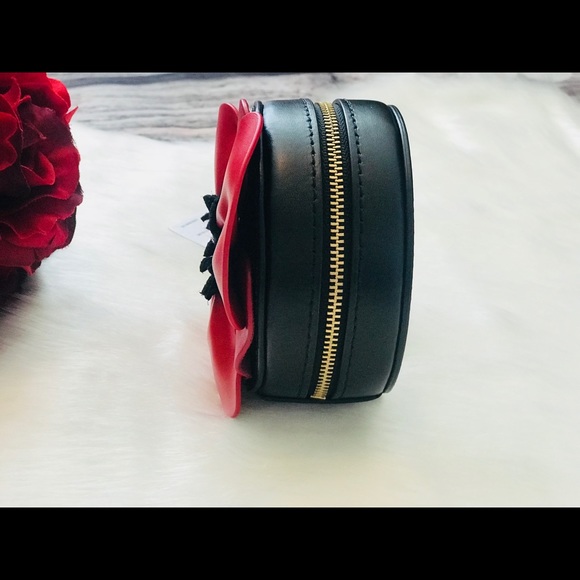 K♠️NY Ooh La La Poppy Coin Purse Key Fob - NWT!! - Picture 3 of 8